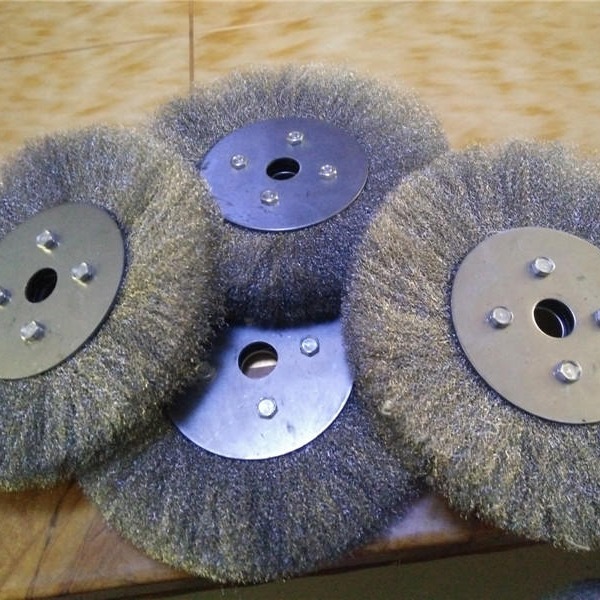 迈诚刷业厂家供应齿轮去毛刺刷 钝化机抛光轮 圆盘刷可去零件毛刺 规格多种图片