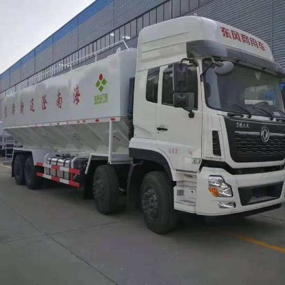 东风天龙20吨散装饲料车 40方饲料运输车分期付款 程力饲料车厂家直销