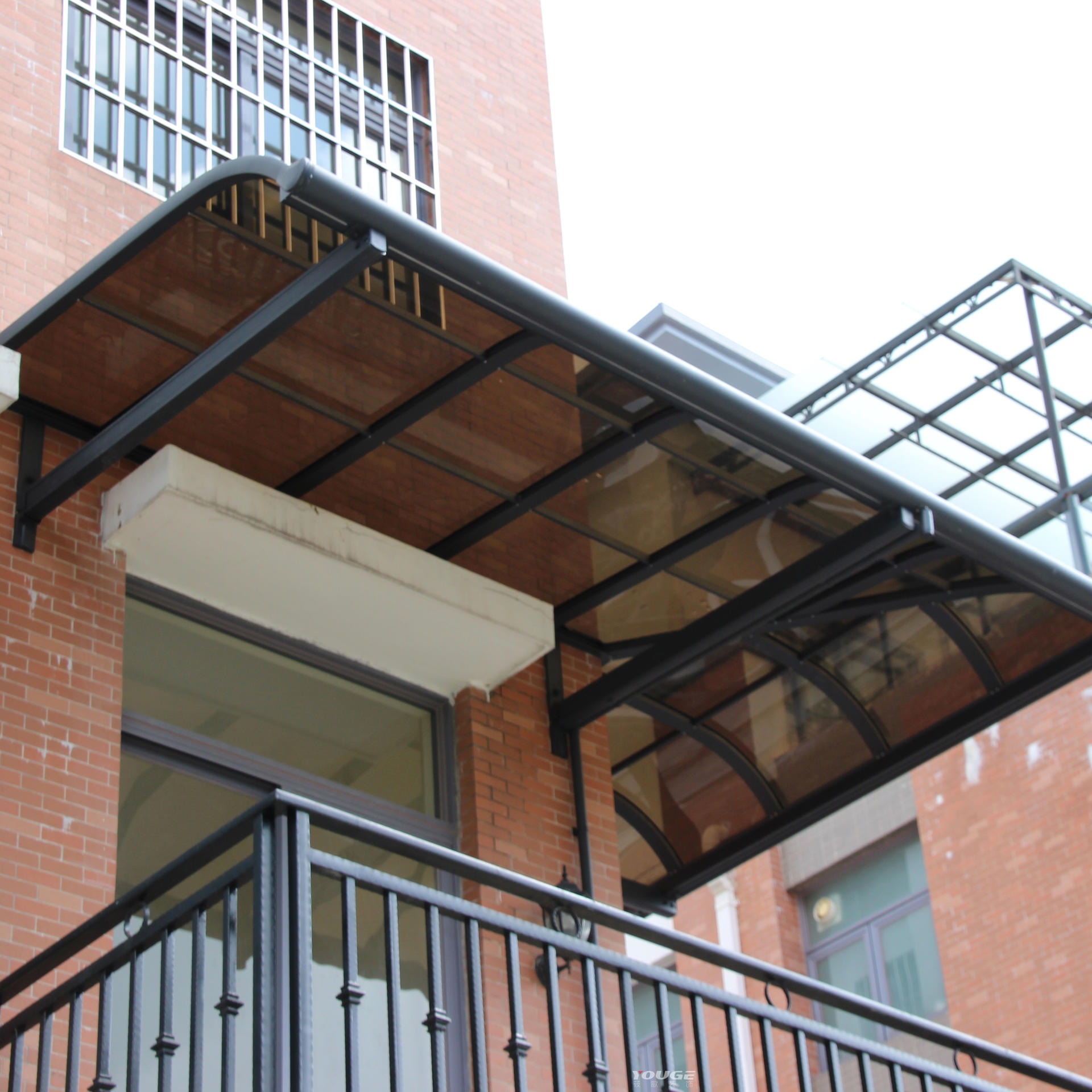 重庆专业雨棚厂家直销 户外阳台铝合金遮阳棚 花园景观星空房遮阳棚