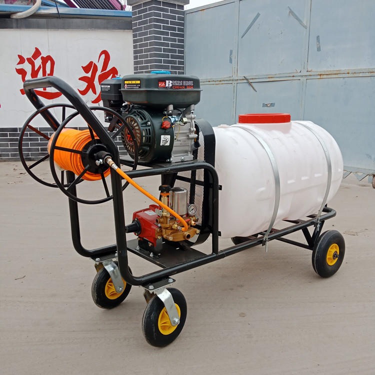 康牧 拉管式消毒喷药机 200升电动高压喷雾器 框架式果园喷雾机
