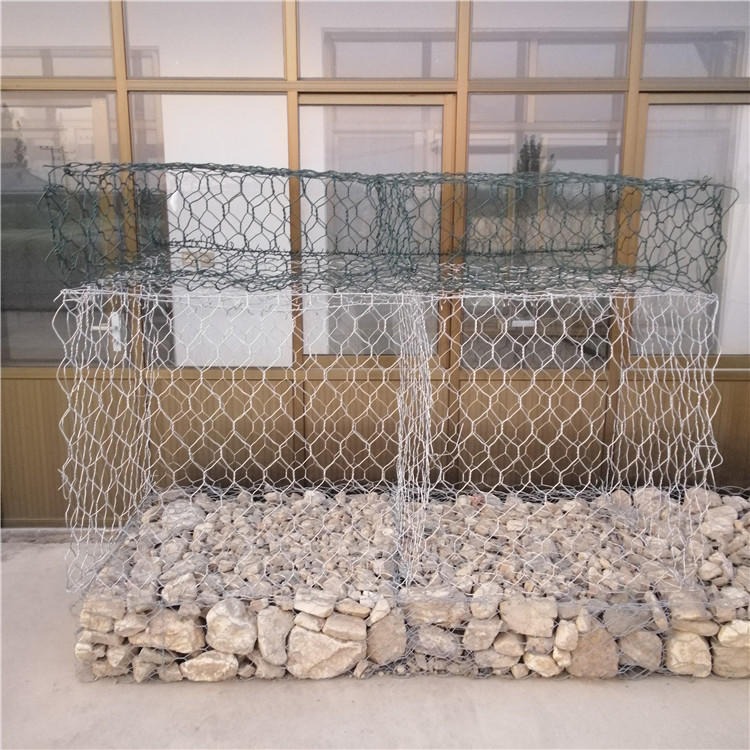 泰同石笼网厂生产 4×1×1热镀锌固滨石笼网箱 河床基础加固专用 施工简易 人工费低图片