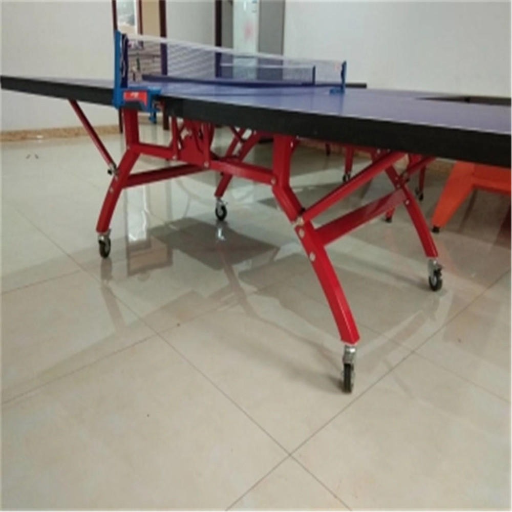 厂家销售晶康牌YDQC-6008标准比赛双折移动乒乓球台 室内标准乒乓球台 室外乒乓球桌