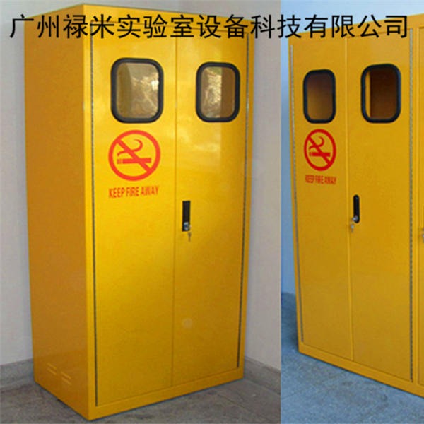禄米实验室定制广州全钢气瓶柜  单瓶气瓶柜  双瓶气瓶柜  防爆气瓶柜LM-QPG82602