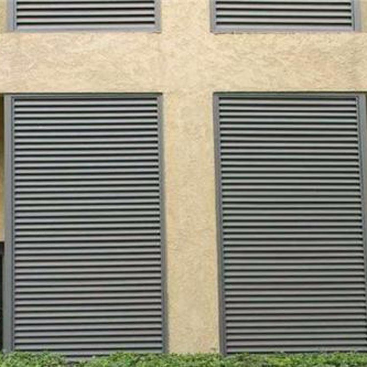 支持定制 手动百叶窗 铝合金百叶窗空调罩安装 铝合金百叶窗批发厂家
