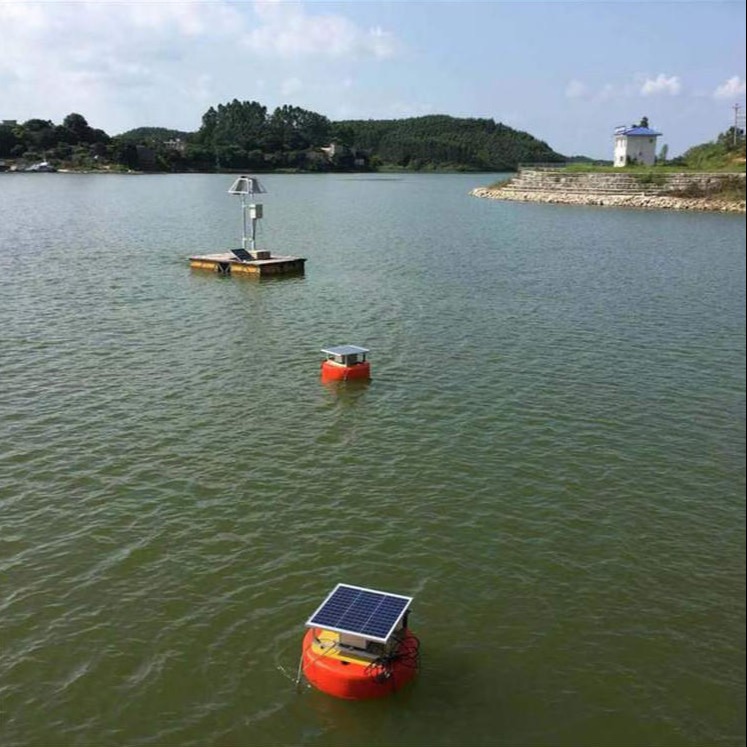湖泊饮水水厂在线水质监测浮标浮体 浅水航道标记浮标