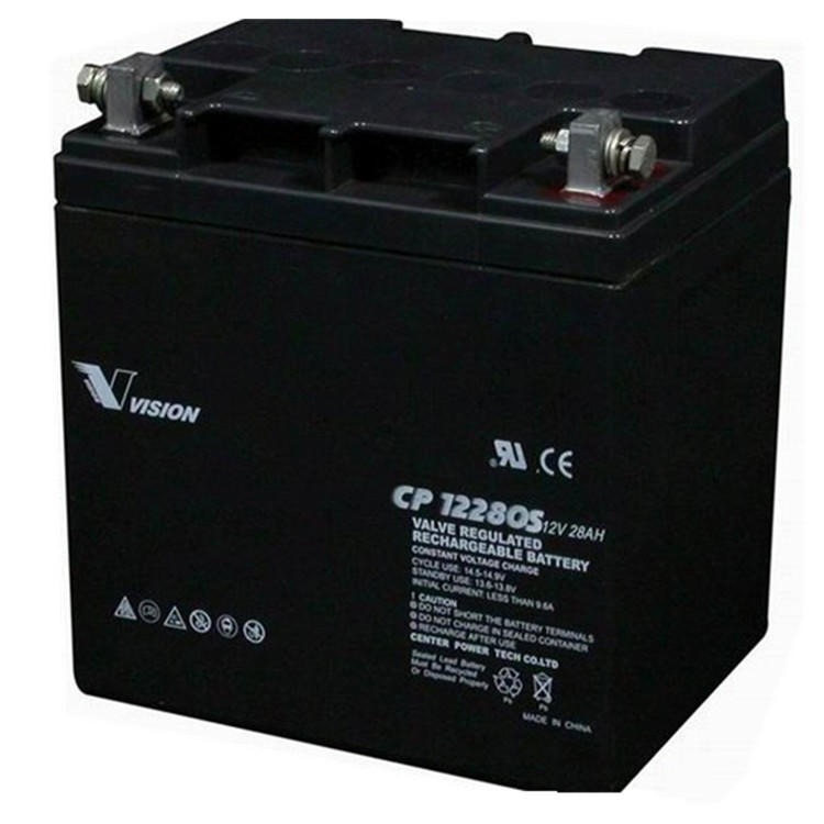 VISION蓄电池CP12280S 12V28AH威神阀控密封式铅酸蓄电池 应急照明系统