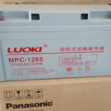 LUOKI蓄电池MPC12-65/12V65AH/20HR洛奇免维护电池批发价