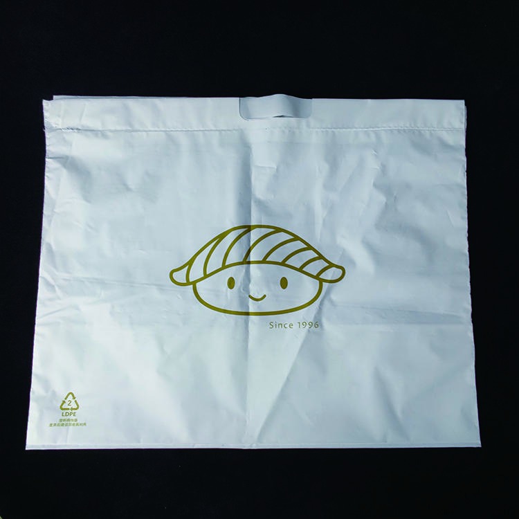 亚磊塑业 定制争鲜隐形抽绳手提袋 创意便携手提购物袋 塑料包装袋定制 免费设计 免费寄样