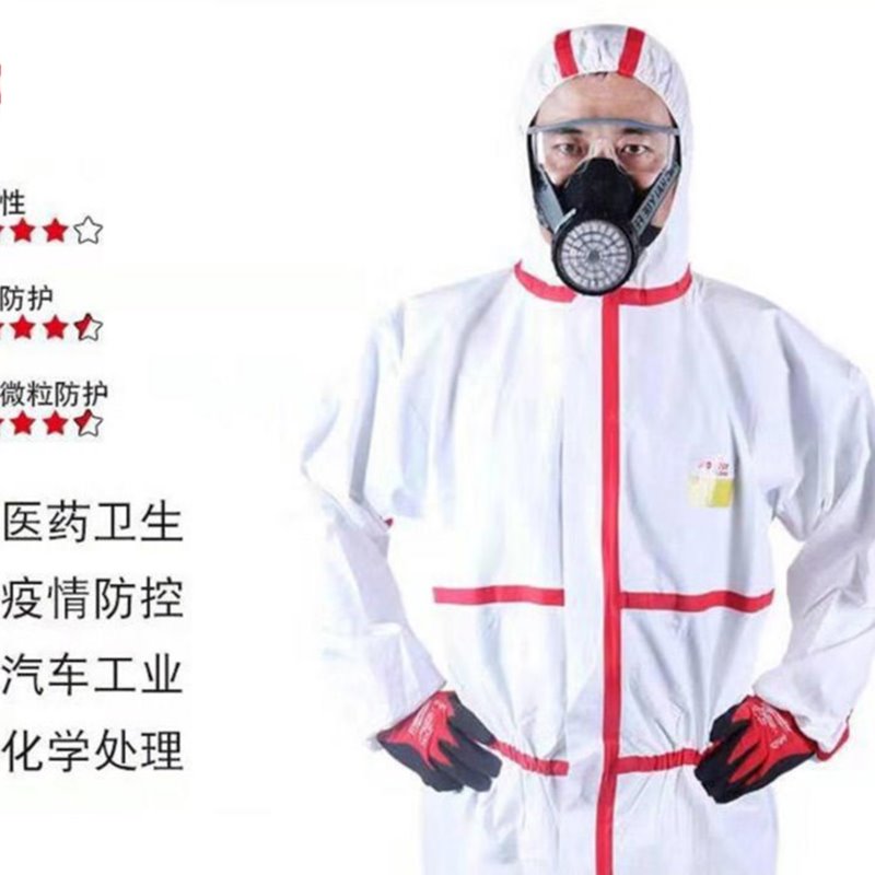 皓驹民用一次性防护服符合欧标PPE标准EN304防护服一般标准
