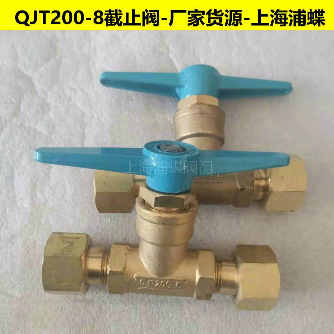 QJT200-8 10直通式高压截止阀 上海浦蝶品牌