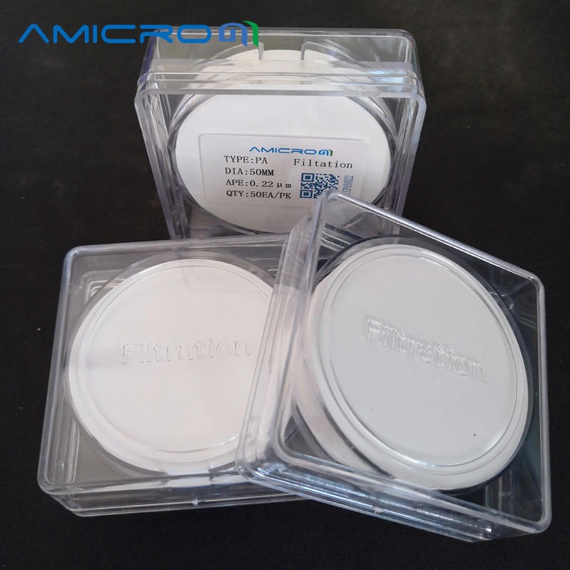 Amicrom尼龙PA有机系微孔滤膜 液相溶剂过滤杂质膜13mm 0.70um 100张/盒 CPA13070图片