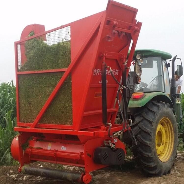 新品收割玉米秸秆粉碎机大型四轮拖拉机带小麦牧草二次粉碎青贮机