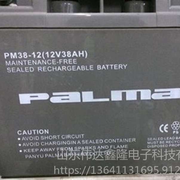paLma八马蓄电池代理PM38-12/12V38AH促销paLma蓄电池授权价格