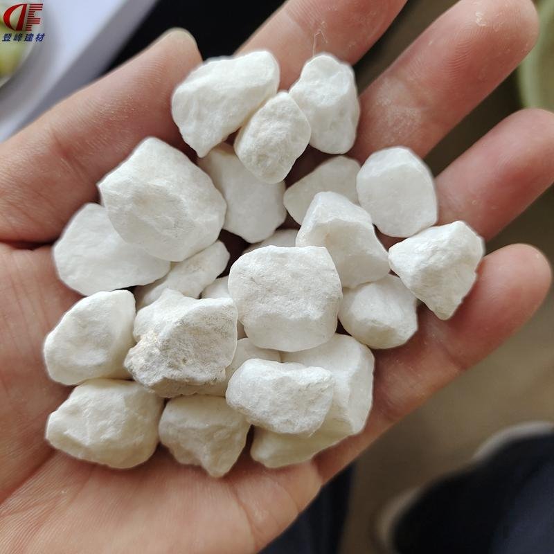 上海厂家供应  白色洗米石  盆栽铺面白石子 白色鹅卵石  量大优惠