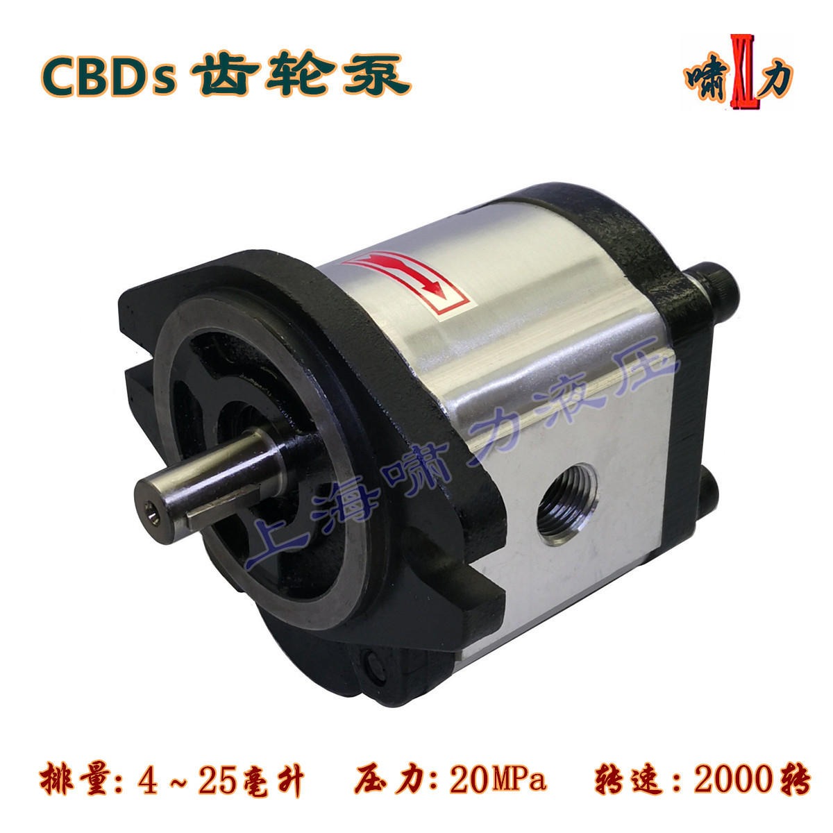 CBDS-F316 环卫车齿轮泵  CBDS-F312叉车齿轮泵  啸力 铸铁前后盖液压泵