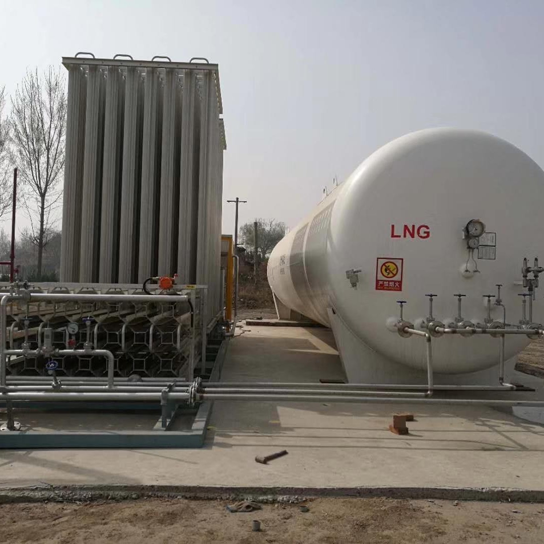 莱州回收二手LNG低温储罐 液化天然气储罐 氧氮氩低温储罐 汽化器图片