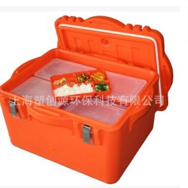 90升食品保温箱  盒饭运输箱  塑料保温周转箱  厨房保温箱  餐饮保温箱