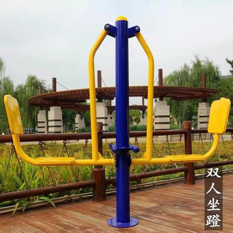 山西省大同市 龙泰体育 常年生产 小区健身器材 社区广场健身路径双人坐蹬器