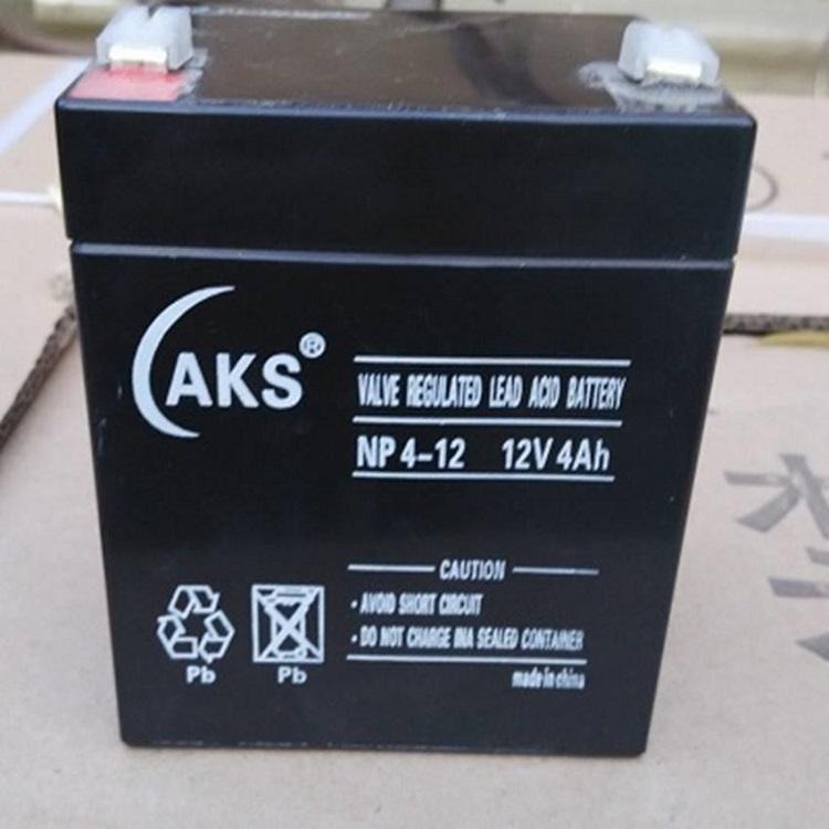 奥克松蓄电池NP4-12 铅酸免维护蓄电池 消防照明应急专用 奥克松12V4AH
