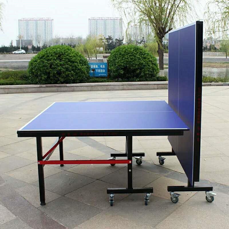 室内球台乒乓球台可折叠乒乓球桌球台折叠兵兵室内乒乓球台移动家用