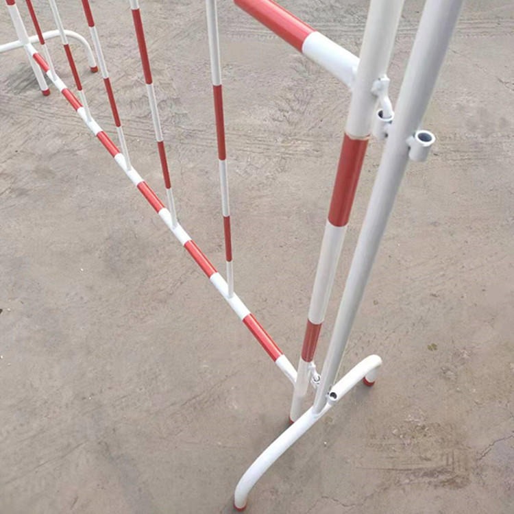 英威玻璃钢安全围栏 井口式固定铁质安全围栏 WL-YW铁马围栏
