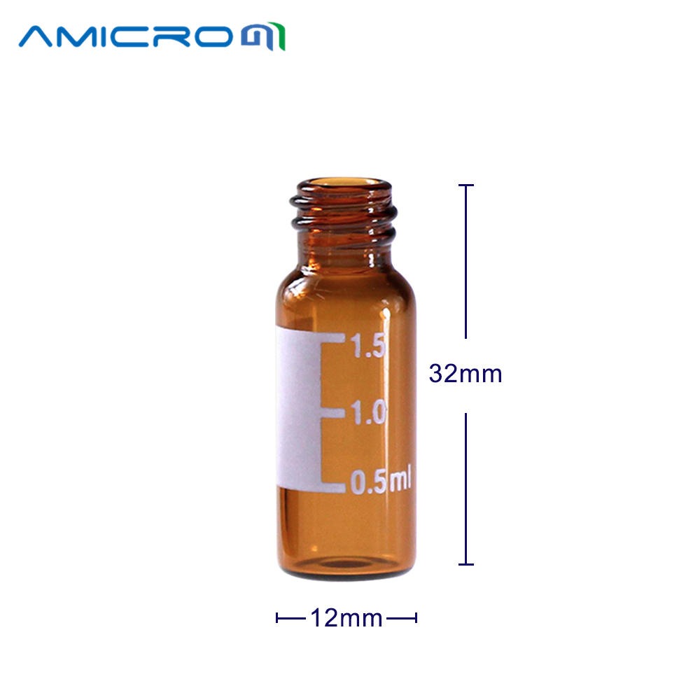 Amicrom科学实验室色谱气相 液相进样瓶1.5毫升2ml透明/棕色样品瓶 顶空瓶替安捷伦图片