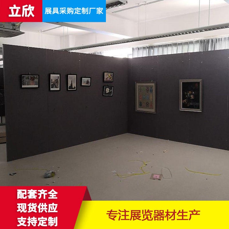 北京博物馆展示无缝展板 书画作品展示墙 无缝展板尺寸 立欣艺术板墙厂家