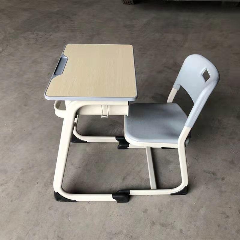 宝鸡学校课桌椅定制 单双人课桌椅 升降课桌椅