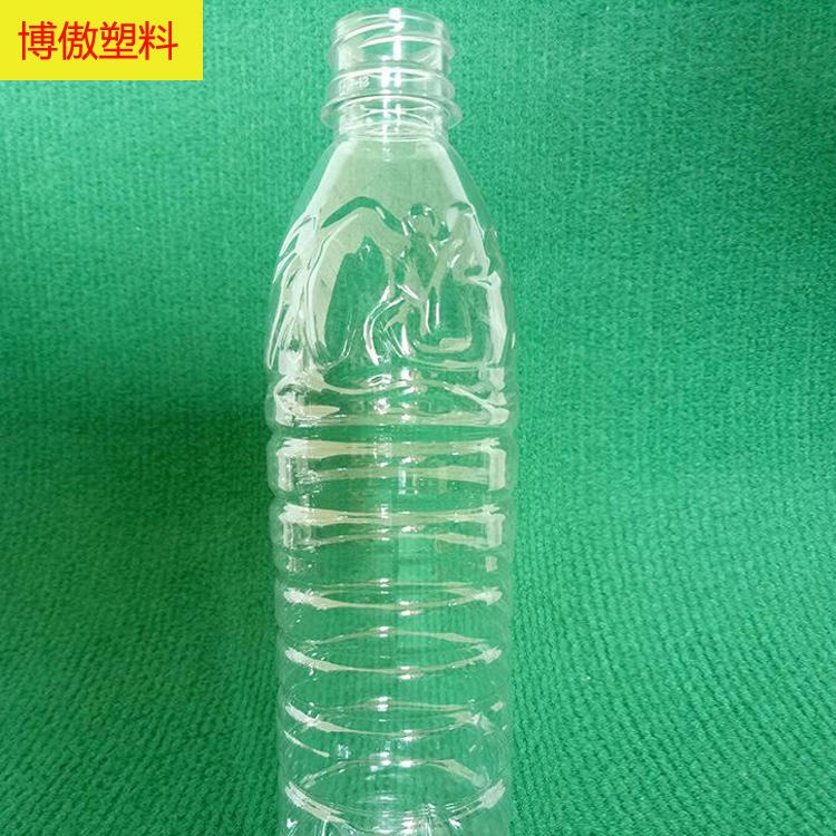 博傲塑料 供应矿泉水瓶 彩盖矿泉水瓶子 塑料包装瓶500ml