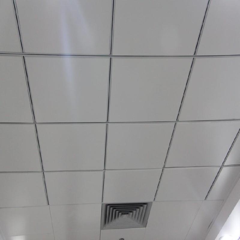 屹晟白色玻纤吸音板 工程用新型环保岩棉吊顶天花板 防尘天花板 岩棉玻纤吸声板 报价单