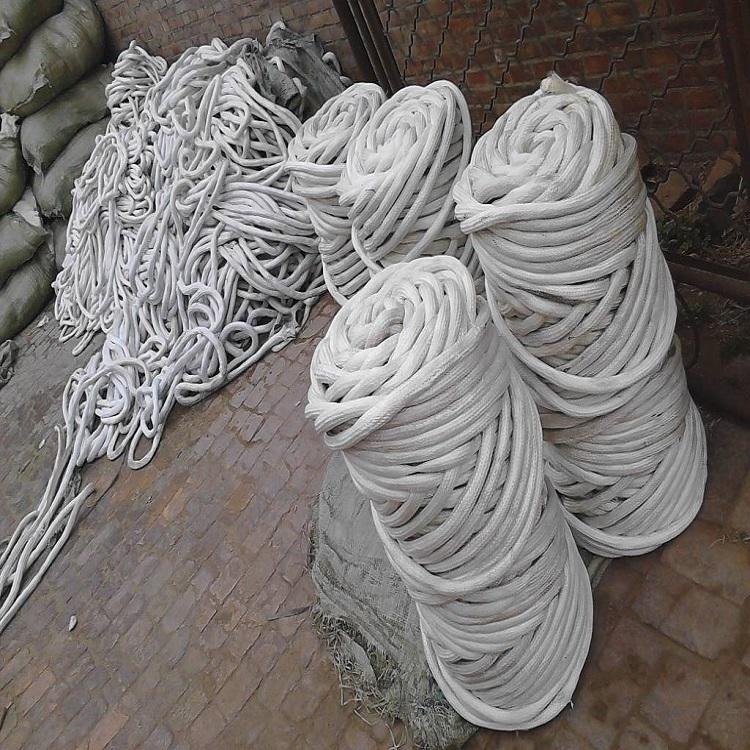 防火硅酸铝绳厂家批发    陶瓷纤维绳步步昇硅酸铝针刺毯128kg/m3现货