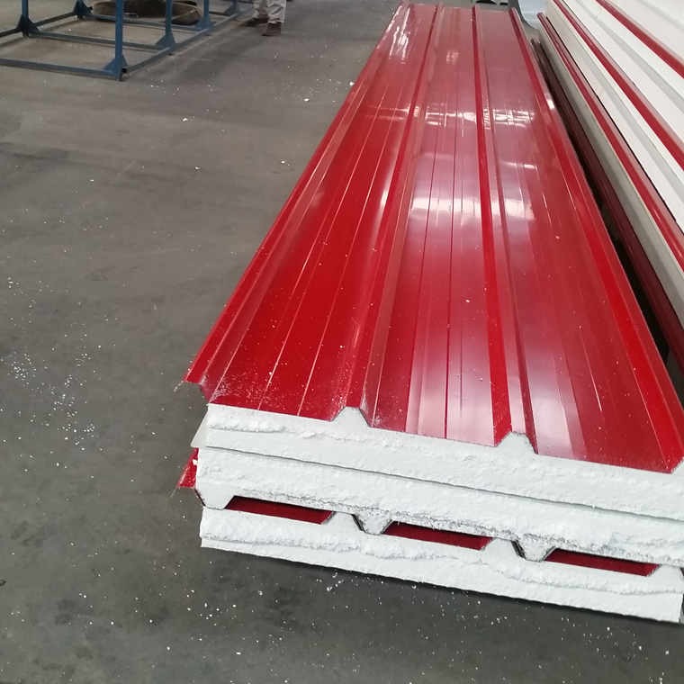 红色彩钢瓦 沈阳彩钢板厂家 保温彩钢压型板批发