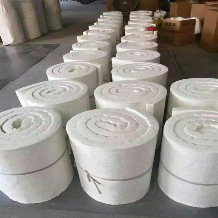 河北硅酸铝针刺毯 50厚硅酸铝纤维毯 硅酸铝保温卷毡厂家