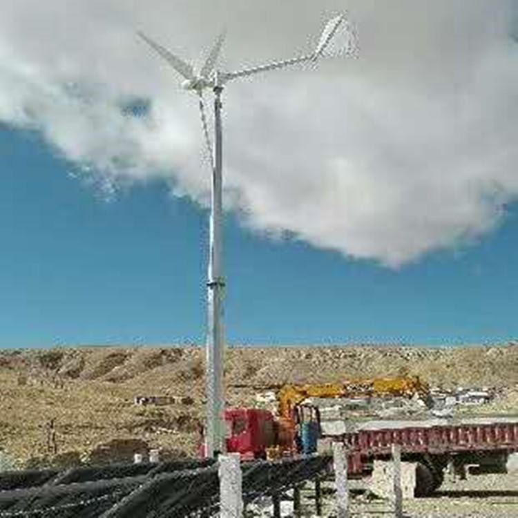 动力足 风力发电机5000w 小型路灯风力发电机 海岸风力发电机