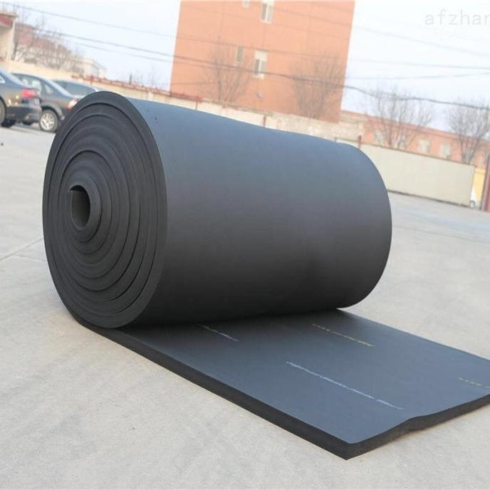中维生产 空调橡塑保温板 高密度黑色橡塑保温板 数据房用橡塑保温板