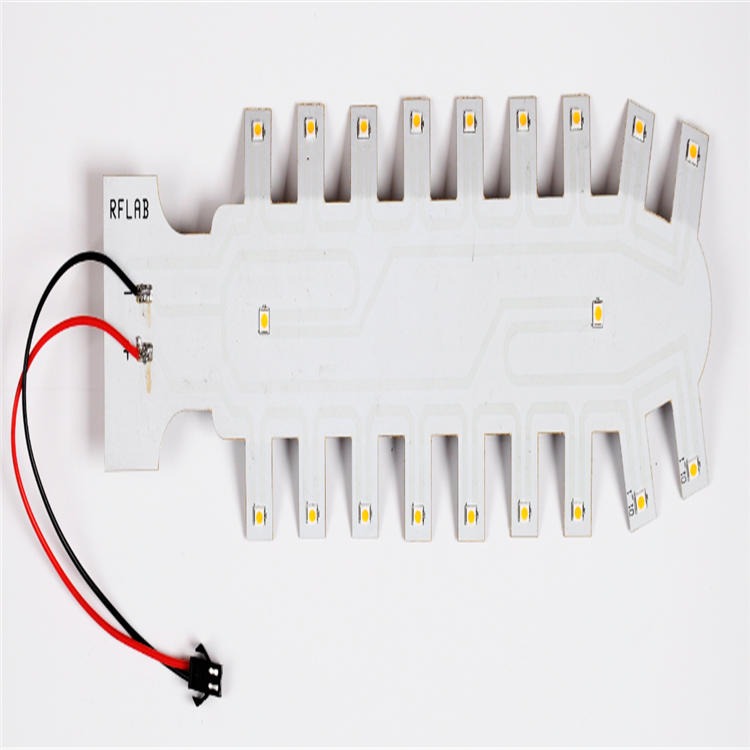 LED白色线路板 LED白色线路板灯条PCB板捷科提供加工 PCB板采用建滔KB线路板加工制作 厂家直销 量大从优