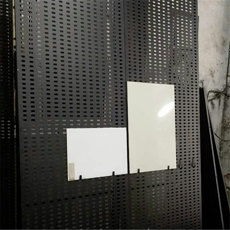 迅鹰瓷砖展示架厂家   瓷砖钢板网挂板   地砖洞洞板装修  哈密墙砖展示板