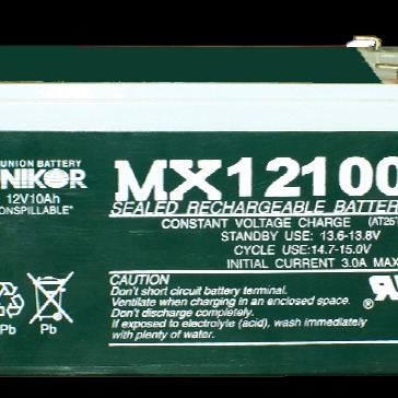 友联蓄电池MX12100免维护电池友联蓄电池12V10AH储能应急电池报价及参考