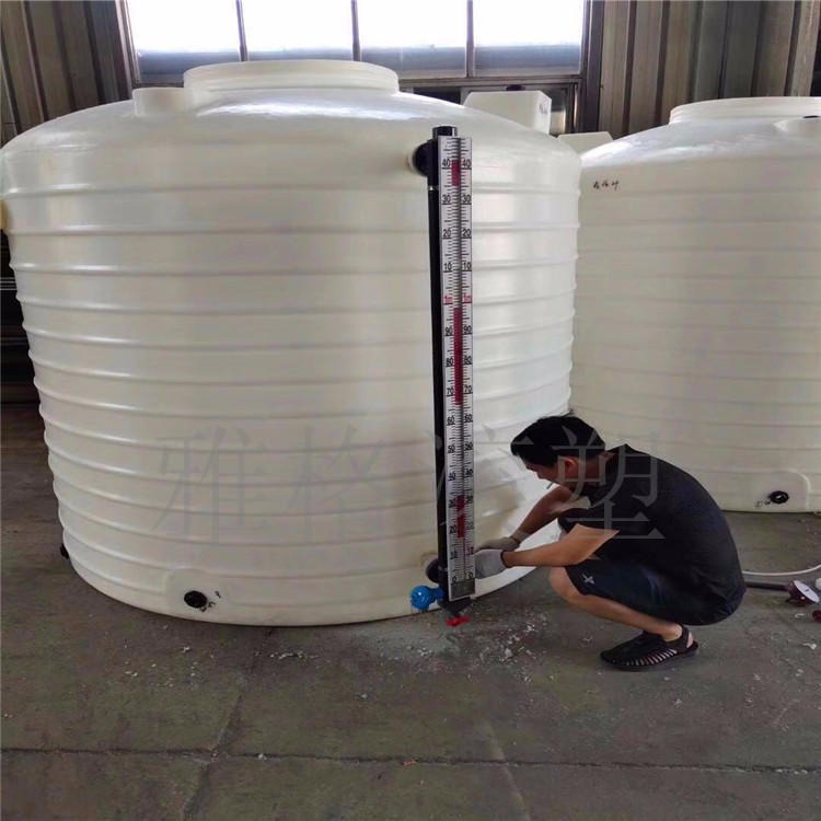 雅格 8000升pe塑料储罐 宁波园林水箱现货 8立方立式圆形储水罐