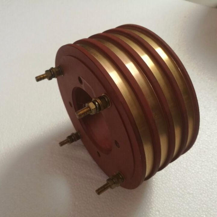 绕线式电机滑环 导电环 淃口吊机集电环 异型滑环定做图片