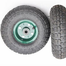 10“x3.50-4橡胶充气轮  工具车轮子 手推车轮 货仓车轮胎图片