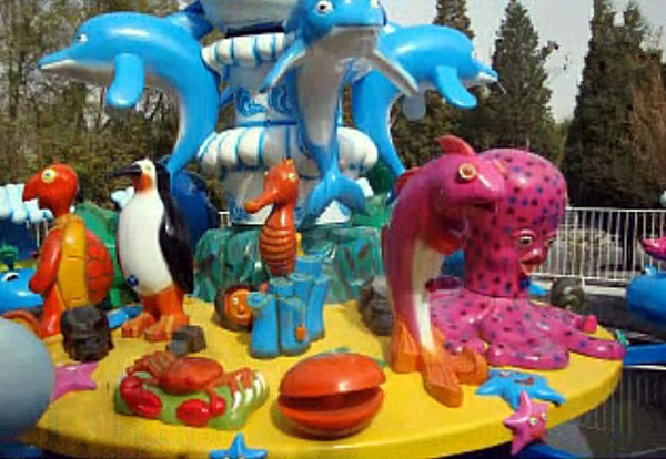供应户外公园游乐设备儿童激战鲨鱼岛 大型游乐园8臂激战鲨鱼岛示例图6