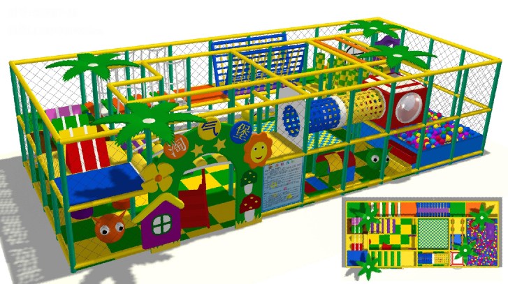 厂家直销淘气堡儿童游乐园 郑州大洋专业定制室内淘气堡项目儿童游艺设施设备示例图3
