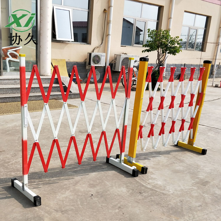 不锈钢伸缩围栏 临时可折叠护栏 临时安全隔离护栏