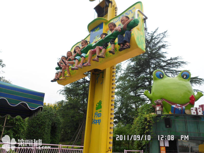 惊险刺激大型户外青蛙跳儿童游乐设备 郑州大洋青蛙跳生产厂家示例图3