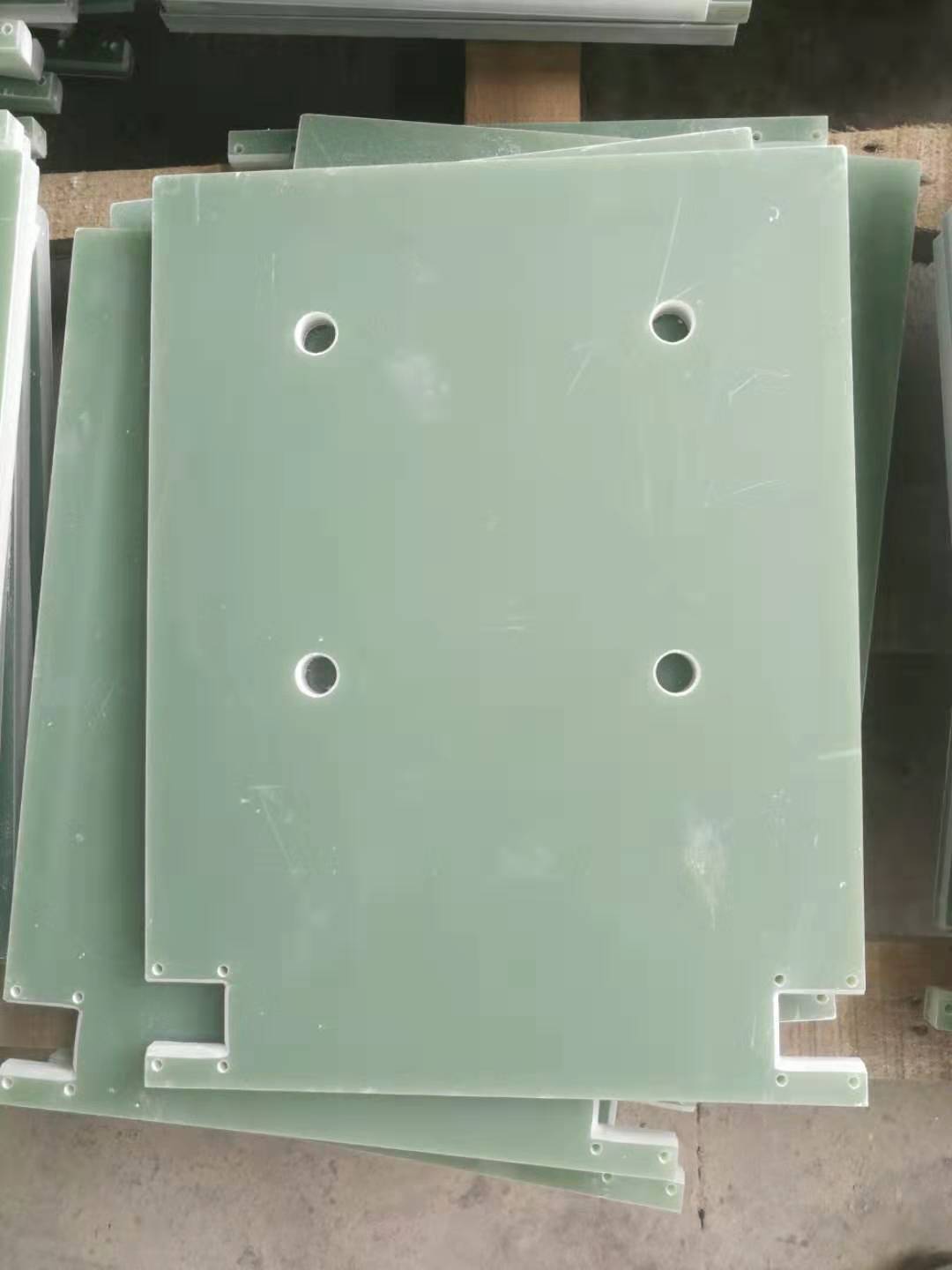 轨道交通环氧板 玻璃纤维断路器防护板绝缘侧板 充气柜fr4绝缘隔板加工定制示例图4