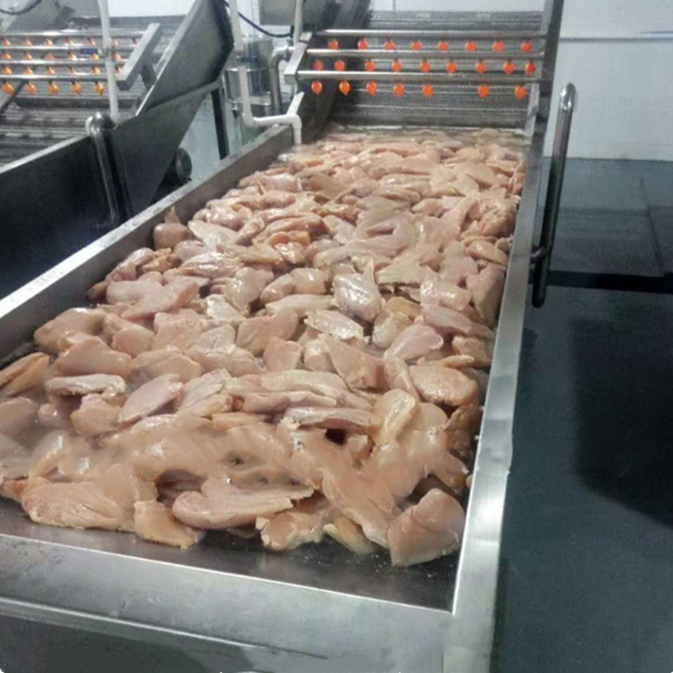 景翔制造冻肉缓化池 大块冻肉解冻设备 肉类解冻流水线厂家供应图片